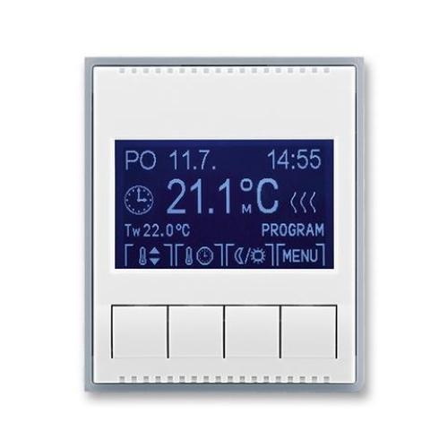 ABB Element termostat pokojový bílá/ledová šedá 3292E-A10301 04 programovatelný