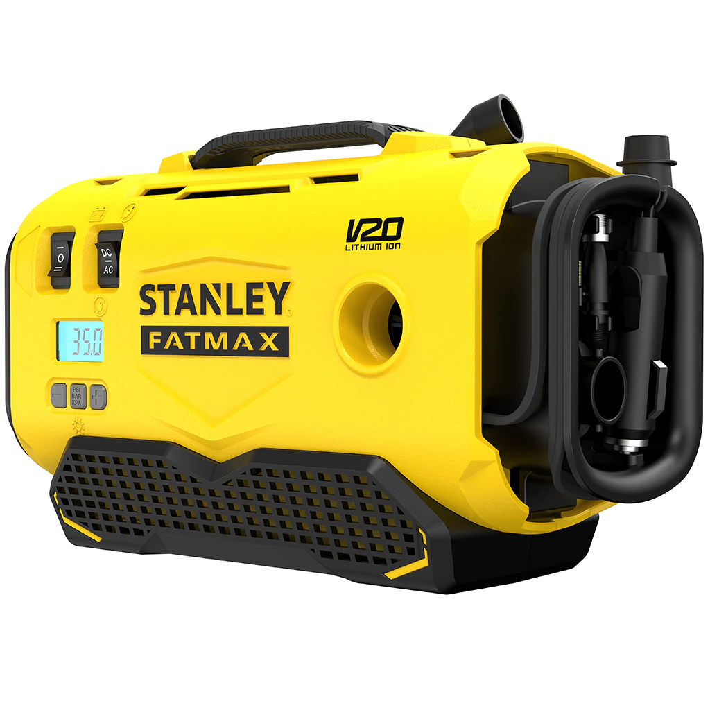 Aku kompresor Stanley FatMax V20 SFMCE520B 12/18/230V bez nabíječky a baterie