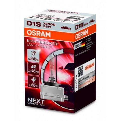 Autožárovka OSRAM XENARC NIGHT BREAKER LASER 12/24V 35W D1S PK32d-2 s homologací