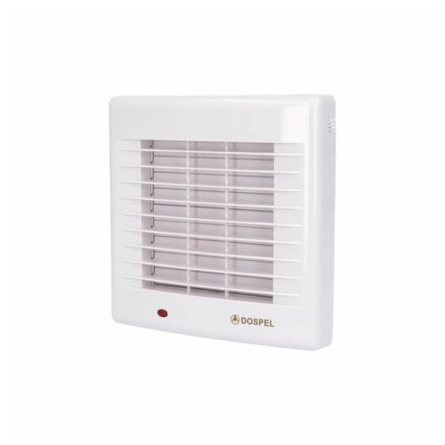 Axiální koupelnový ventilátor s automatickou žaluzií a časovým doběhem DOSPEL POLO 4/AŽ/WC 1020010