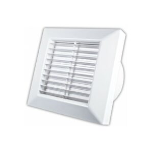 Axiální koupelnový ventilátor s automatickou žaluzií a časovým doběhem DOSPEL PRIMO base 100 AT 12956