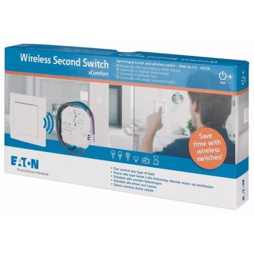 Bezdrátový spínací set pro rekonstrukci (s binárním vstupem) EATON xComfort Go Wireless CPAD-00/215 193730