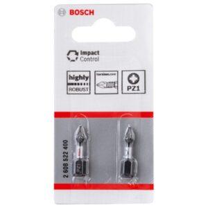 Bity šroubovací PZ1 blisr 2ks Bosch Impact Control 2.608.522.400