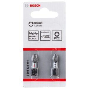 Bity šroubovací PZ2 blisr 2ks Bosch Impact Control 2.608.522.401