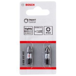 Bity šroubovací PZ3 blisr 2ks Bosch Impact Control 2.608.522.402