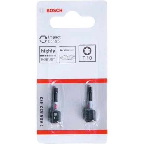 Bity šroubovací T10 blisr 2ks Bosch Impact Control 2.608.522.472