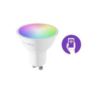 Chytrá LED žárovka TechToy Smart TSL-LIG-GU10ZB GU10 4