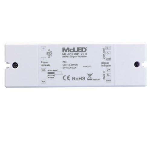 DMX zesilovač signálu 12-24V McLED ML-952.001.22.0