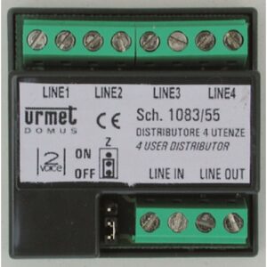 Distributor URMET 1083/55 pro 4 účastníky