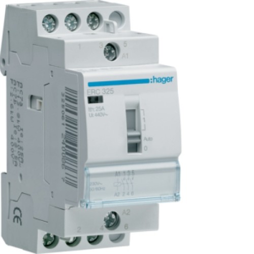 Instalační stykač hager ERC325 25A/230V 3NO