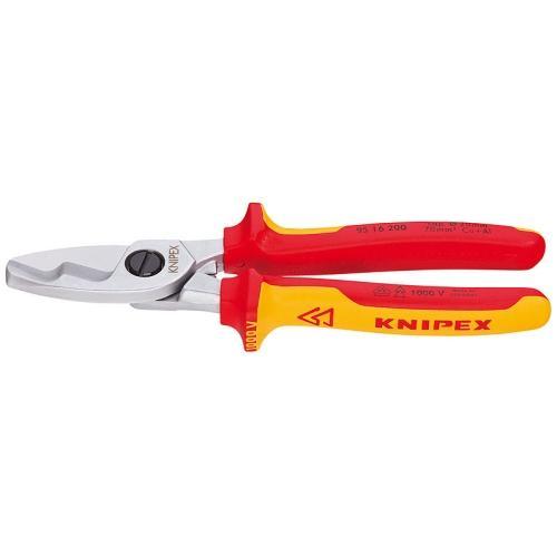 Kabelové nůžky Knipex 95 16 200 do VDE 1000V 200mm do průměru 20mm nebo 70mm2