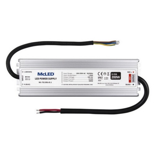 LED napájecí zdroj McLED 24VDC 8