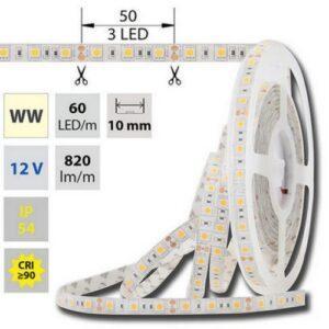 LED pásek McLED 12V teplá bílá š=10mm IP54 14