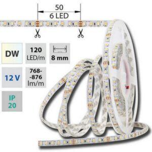 LED pásek McLED 12V teplá+studená bílá š=8mm IP20 9