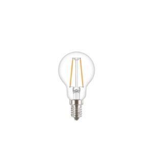 LED žárovka E14 PILA Classic Filament P45 2W (25W) teplá bílá (2700K)