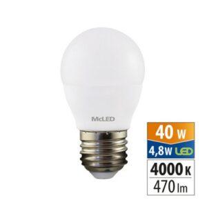 LED žárovka E27 McLED G45 4