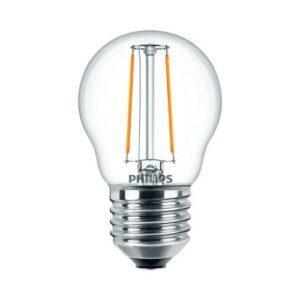 LED žárovka E27 Philips P45 Classic Filament 2W (25W) teplá bílá (2700K)