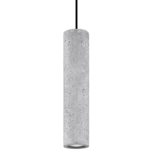 Lustr SOLLUX Luvo 1 GU10 1x40W bez zdroje SL.0653 beton