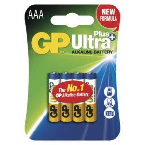 Mikrotužkové baterie AAA GP LR03 Ultra Plus alkalické (blistr 4ks)