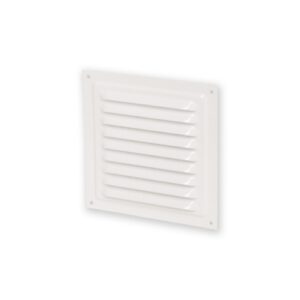 Mřížka 125x125mm bílá kovová VENTS MVM 125s síťka proti hmyzu 1009820