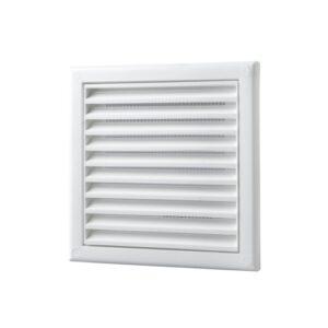 Mřížka 250x150mm s nástavcem bílá plastová VENTS MV 250/150Vs síťka proti hmyzu 1009717