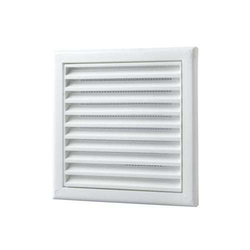 Mřížka 250x150mm s nástavcem bílá plastová VENTS MV 250/150Vs síťka proti hmyzu 1009717