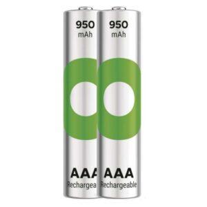 Nabíjecí mikrotužkové baterie AAA GP ReCyko HR03 950mAh NiMH B25112 (2ks v papírové krabičce)