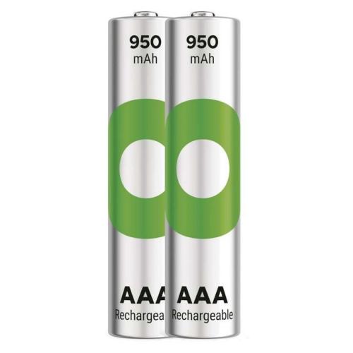 Nabíjecí mikrotužkové baterie AAA GP ReCyko HR03 950mAh NiMH B25112 (2ks v papírové krabičce)