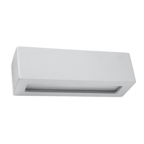 Nástěnné keramické svítidlo SOLLUX Vega E27 1x60W bez zdroje SL.0877 šedá