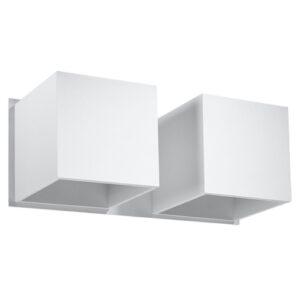 Nástěnné svítidlo SOLLUX Quad 2 G9 2x40W bez zdroje SL.0656 bílá