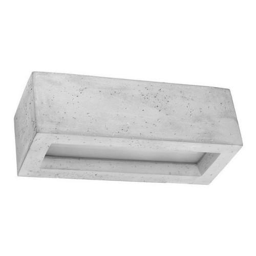 Nástěnné svítidlo SOLLUX Vega 30 E27 1x60W bez zdroje beton/sklo SL.0992