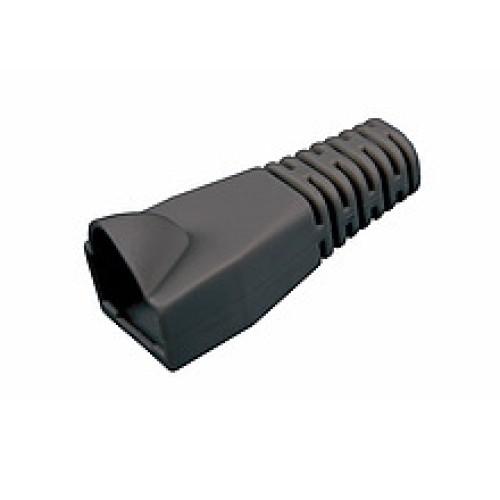 Ochranná krytka konektoru RJ45 Cat. 5e/6 Solarix S45SP-BK černá