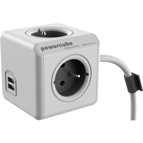 POWERCUBE EXTENDED USB 4X230V + USB + 1