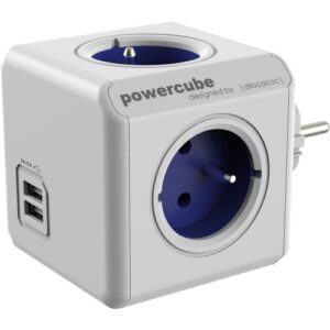 POWERCUBE ORIGINAL USB 4X230V + USB modrá