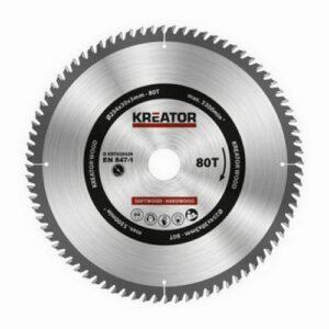 Pilový kotouč na dřevo 254mm 80T KREATOR KRT020429