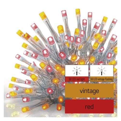 Propojovací vánoční řetěz bez zdroje EMOS Connecting D1CD01 ZY2003 100LED krápníky 2