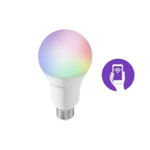 Sada 3ks chytrých LED žárovek TechToy Smart TSL-LIG-A70ZB-3PC E27 9W RGB+2700-6500K