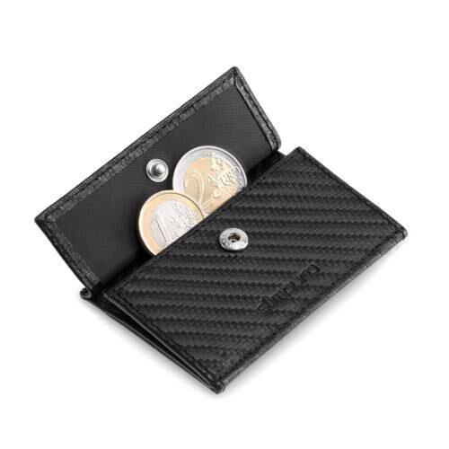 Slimpuro Coin Pocket s ochrannou kartou RFID pro tenké peněženky ZNAP Slim Wallets 8 a 12