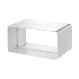 Spojka vnější plochá 55x110mm PVC VENTS 515 pro spojování potrubí 1005150