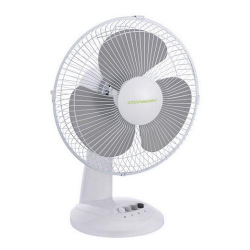 Stolní ventilátor Kanlux VENETO-30GR bílá/šedá 23812