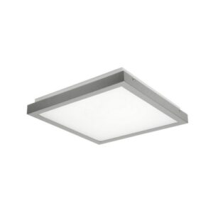 Stropní LED svítidlo Kanlux TYBIA M 25W-NW-SE GY s pohybovým čidlem neutrální bílá 4000K 24646