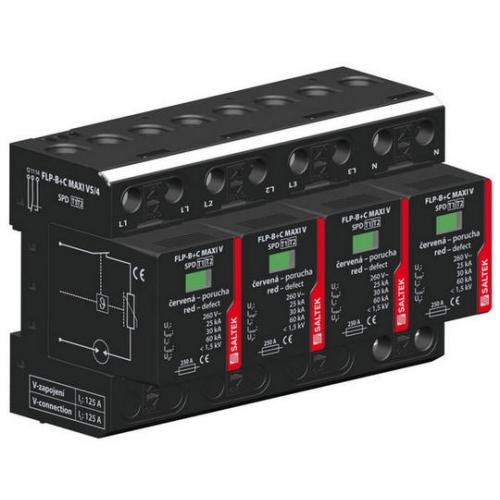 Svodič přepětí FLP-B+C MAXI VS/4 (TN-S)