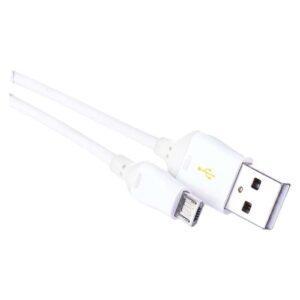 USB kabel EMOS 2.0 A/M - micro B/M 1m bílý