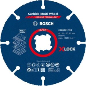 Víceúčelový řezný kotouč 125mm Bosch EXPERT Carbide Multi Wheel X-LOCK 2.608.901.193