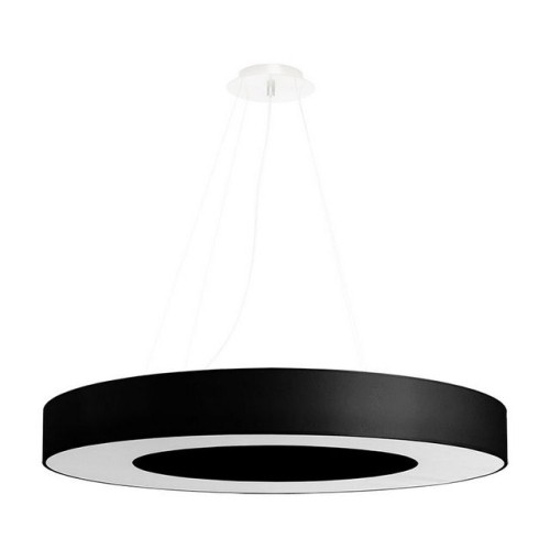 Závěsné svítidlo SOLLUX Saturno Slim 70 E27 6x60W bez zdroje tkanina/PVC/ocel černá SL.0754